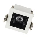 Ver imagem 1 de Spot Led Luz Pontual Arch Embutir 2w 2700k Branco/preto 24° 1 Foco Fixo Design Moderno Interno