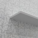 Ver imagem 5 de Kit 3 Prateleiras Porta Quadros 80 X 10cm Cinza Claro Suporte Invisível