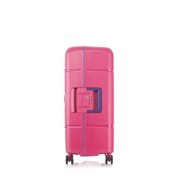 Mala de Viagem Media Polipropileno American Tourister Trigard Spinner Sem Ziper e TSA Rosa - 3