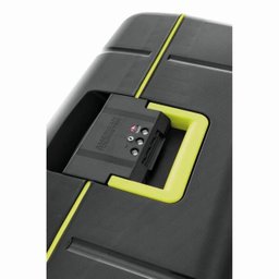 Mala de Bordo Pequena Viagem Polipropileno American Tourister Trigard Spinner Sem Ziper TSA Preta - 5