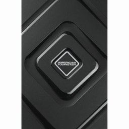 Mala de Bordo Pequena Viagem Polipropileno American Tourister Trigard Spinner Sem Ziper TSA Preta - 6