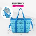 Ver imagem 4 de Conjunto de Bolsa Térmica com Pote de Marmita, Porta Escova e Pasta de Dente e Garrafa 500ml Azul