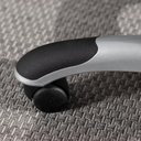 Ver imagem 6 de Cadeira de Escritório Giratória com Apoio de Braço e Regulagem de Altura Dante - Prata C/ Veludo