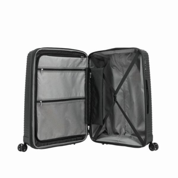 Conjunto de Malas de Viagem Expansível em Polipropileno Samsonite Varro 2 Peças P/M Cadeado Tsa Preta - 4