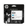 Cabeça de impressão hp 831 Cz677a cian black - 1