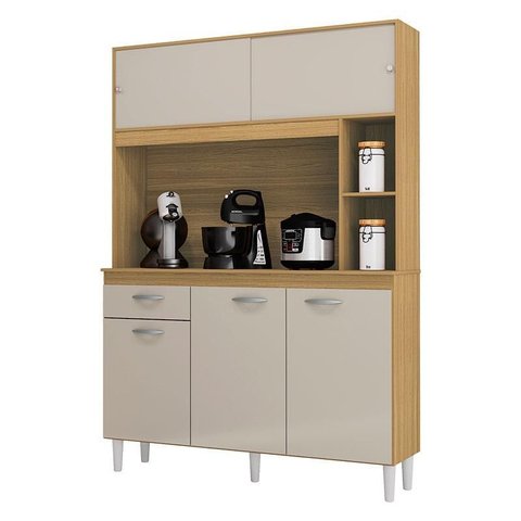 Cozinha Kit Duda 120 Cm Damasco Off White – Poquema