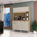 Ver imagem 2 de Cozinha Kit Duda 120 Cm Damasco Off White – Poquema