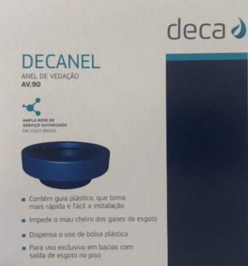Decanel Anel de vedação para vasos sanitários DECA AV.90.01 - 2