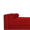 Ver mais imagens de Recamier Félix King Size 1,95M Suede Vermelho - ADJ Decor
