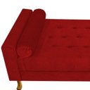 Ver imagem 7 de Recamier Félix King Size 1,95M Suede Vermelho - ADJ Decor
