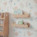 Ver imagem 1 de Kit 2 Prateleiras Infantil Ondinha 60cm Amêndoa