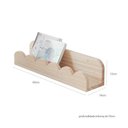 Ver imagem 4 de Kit 2 Prateleiras Infantil Ondinha 60cm Amêndoa