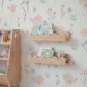 Ver imagem 1 de Kit 2 Prateleiras Infantil Ondinha 60cm Amêndoa