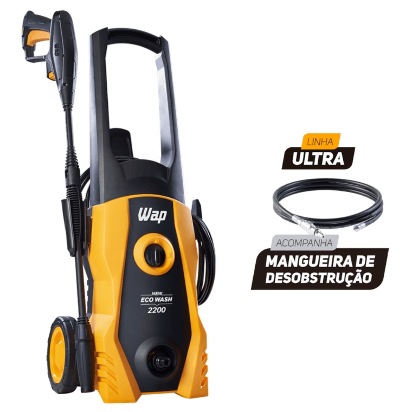 Lavadora e Desobstruidora de Alta Pressão Wap 1700w New Eco - 3