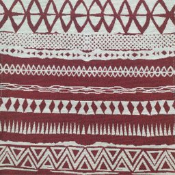 Jogo de Tapete para Cozinha Indiano 3Pcs Jakarta Bordo Comercial Textil 33163 - 3