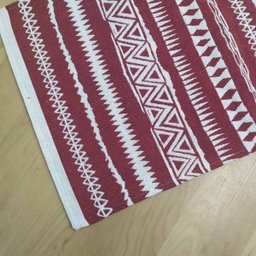 Jogo de Tapete para Cozinha Indiano 3Pcs Jakarta Bordo Comercial Textil 33163 - 2