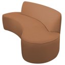 Ver imagem 1 de Sofá Orgânico 02 Lugares 150cm Mônaco Bouclé Terracota - Nexta Casa