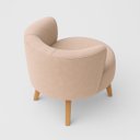 Ver imagem 7 de Kit 2 Cadeiras Decor para Recepção Aconchegante Resistente Tecido Veludo Macia Pés de Madeira