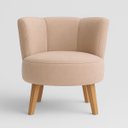 Ver imagem 5 de Kit 2 Cadeiras Decor para Recepção Aconchegante Resistente Tecido Veludo Macia Pés de Madeira