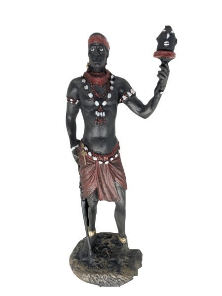 Estátua Orixá EXU Realista - Decoração Resina | MadeiraMadeira
