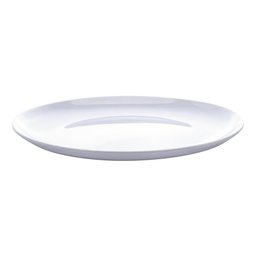 Prato Raso de Melamina Milão Branco 25,5cm - Lyor - 1