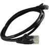 Kit 25x Patch Cord 1,5m Cat6 Utp Internet Injetado Original Cor: Preto 1,5 Metros - 1
