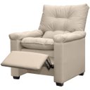 Ver imagem 2 de Poltrona do Papai Reclinável Imperador Couro Facto Bege - Sofa Store