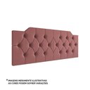 Ver imagem 2 de Cabeceira Casal Capela Suede Capitonê Dobrável Espuma Premium Ideal para Box Casal - Rosa