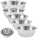 Ver imagem 1 de Conjunto de Bacias de Aço Inox 5 Peças
