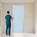 Ver imagem 7 de Porta Lambri Esquerda 1 Folha 90x215cm Fábrica do Alumínio