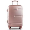 Mala de Viagem Pequena Bordo de Mão Abs Rígida Rodinhas 360 - Rose Gold - 1