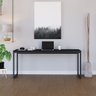 Escrivaninha Mesa Escritório Home Office 1,80x0,60 Dynamica Preto Ônix - 2