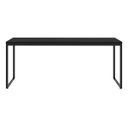 Ver imagem 6 de Escrivaninha Mesa Escritório Home Office 1,80x0,60 Dynamica Preto Ônix