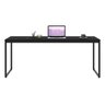 Escrivaninha Mesa Escritório Home Office 1,80x0,60 Dynamica Preto Ônix - 5