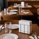 Ver imagem 4 de Jogo 25 Porta Guardanapos Pequenos Restaurante Cafés Cromado