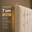 Ver imagem 5 de Cabeceira Casal Cama Box Estofada Virginia 140 cm Veludo