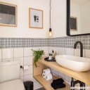 Ver imagem 1 de Adesivo Destacável Pastilha para Cozinha 3D Cinza - 20 x 20cm - 18 unidades