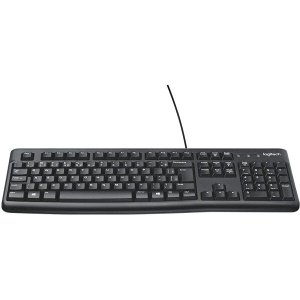TECLADO USB SLIM K120 ABNT2 PRETO LOGITECH