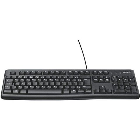 TECLADO USB SLIM K120 ABNT2 PRETO LOGITECH