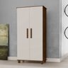 Armário Multiuso 2 Portas Malbec/Off White - Adj Decor - 2