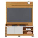 Ver imagem 1 de Estante Home Theater Jurerê 1.5 Naturale Off White Matte - Colibri