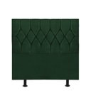 Ver imagem 1 de Cabeceira Estofada Istambul Capitonê 100cm Solteiro Box Quarto Suede Verde - Gat Magazine