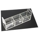 Ver imagem 2 de Porta Cha acrilico organizador, Sachê Porta Chá 3 Divisorias Make Laser Porta chá acrílico