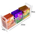 Ver imagem 3 de Porta Cha acrilico organizador, Sachê Porta Chá 3 Divisorias Make Laser Porta chá acrílico