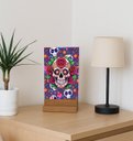 Ver imagem 4 de Placa e Display Decorativa de Mesa Caveira Mexicana