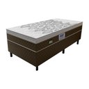 Ver imagem 2 de Cama Box Conjugado Solteiro com Colchão 88x67x188 Stone Plus Gazin Cr35341 Marrom-branco