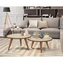 Ver imagem 2 de Conjunto de Mesa de Centro Retrô Casa Móveis:Off White Freijó