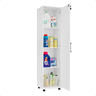 Armário Multiuso Lavanderia Stella 1 Porta com Chave Branco - 2