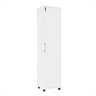 Armário Multiuso Lavanderia Stella 1 Porta com Chave Branco - 3