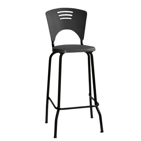 Banqueta Fixa Alta Piacere - Cor Preto - 34103